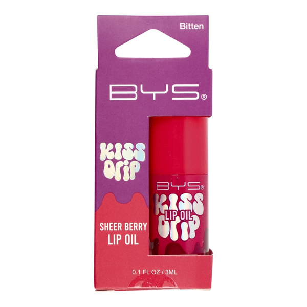 BYS Kiss Drip Lip Oil 3ml Bitten Sheer Berry Target Australia