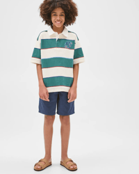 White/Green Stripe