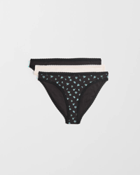 Black Gardenia Ditsy Print