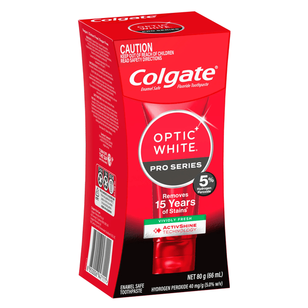 Colgate Optic White Pro Series Enamel Safe Toothpaste 80g | Target ...