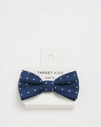 Navy Polka Dots