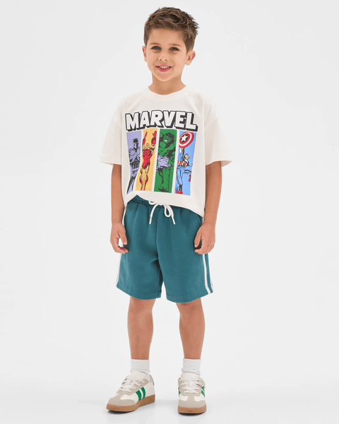 Marvel Australian Cotton Top and Shorts 2 Piece Set | Target Australia