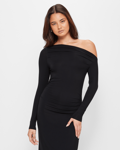 long sleeve black dress target Ruched - Lily Loves Color:BIRTHDAY GARLAND these pieces showcase the VendooListed Marimekko Abstract A-line Dress