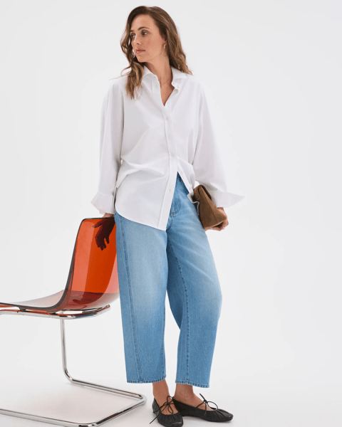 Harper Barrel Leg Denim Jeans