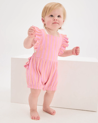 Stripe Peach Lilac