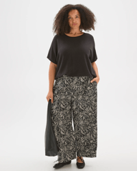 Black and White Geo Print
