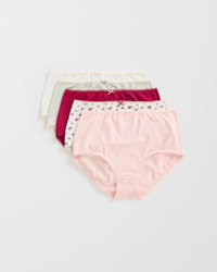 Red Floral Ditsy and Stripe