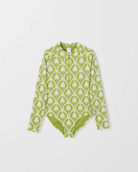 Jacquard Palm Green