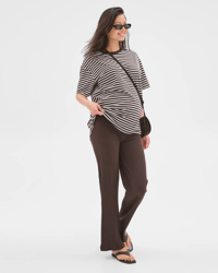 Chocolate/White Stripe