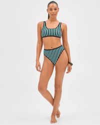Cocoa/Deep Sea Stripe