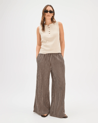 Coffee Bean/Black Stripe