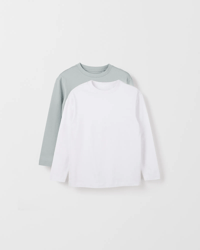 White/Dusty Teal