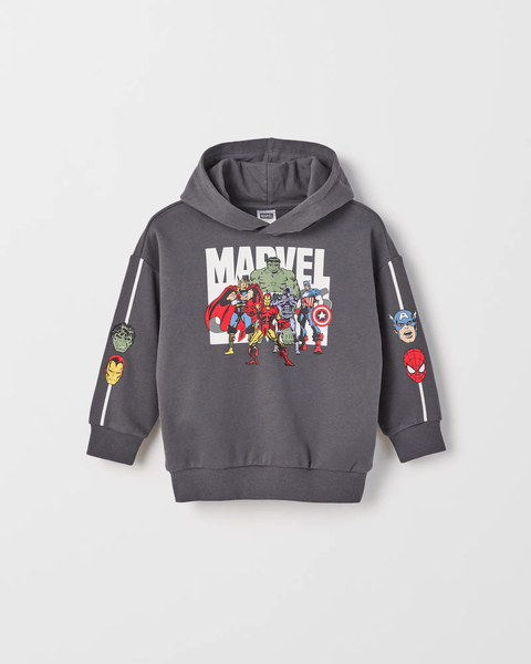 Marvel Australian Cotton Blend Drop Shoulder Hoodie | Target Australia