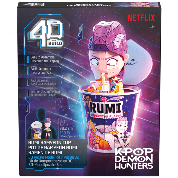KPop Demon Hunters Rumi Ramen Cup 3D Puzzle Model Kit Puzzle from 4D ...