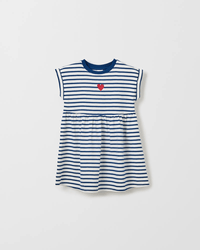 White/Navy Stripe