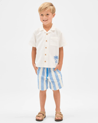 Blue + White