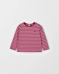 Pink Tonal Stripe Flower