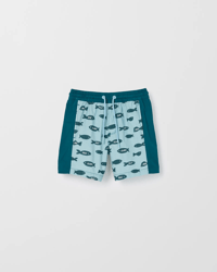 Teal Fishes Print