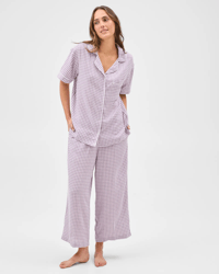 Purple gingham