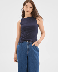Lily Loves Australian Cotton Double Layer Boat Neck Tank Top