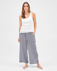 Navy Gingham