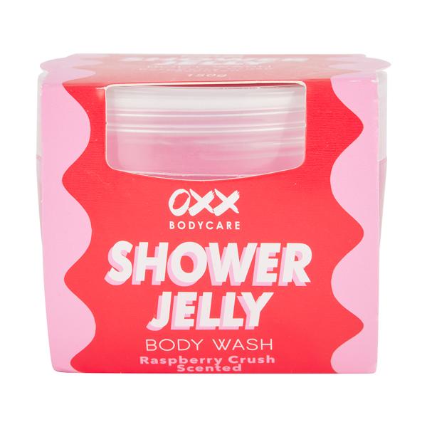 OXX Bodycare Shower Jelly Body Wash 150g Raspberry Crush Scented