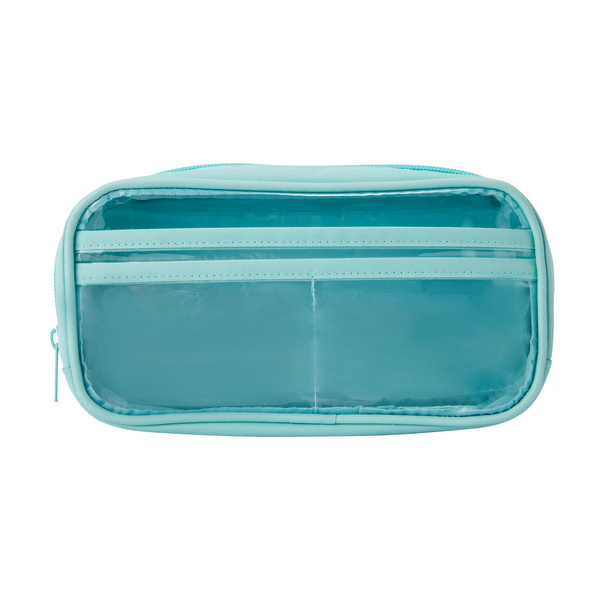 Multi Compartment Pencil Case, Aqua - Anko | Target Australia