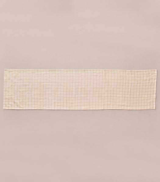 Grid Foil Print Table Runner Target Australia