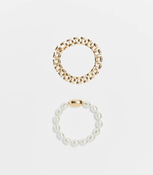 Pearl Metal Stretchy Bracelets | Target Australia