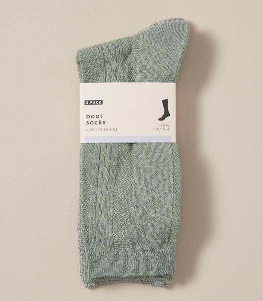 2 Pack Crew Boot Socks Target Australia