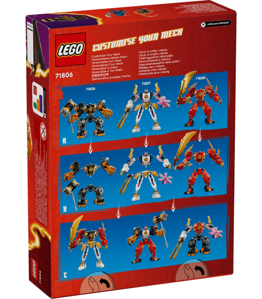 LEGO® NINJAGO Cole's Elemental Earth Mech 71806 Target Australia