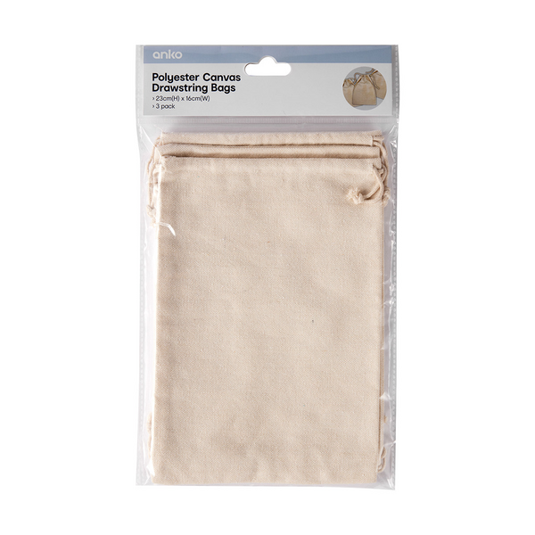 Cotton drawstring bags online kmart