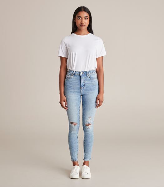 Sophie Skinny Distressed High Rise Ankle Length Jeans | Target Australia