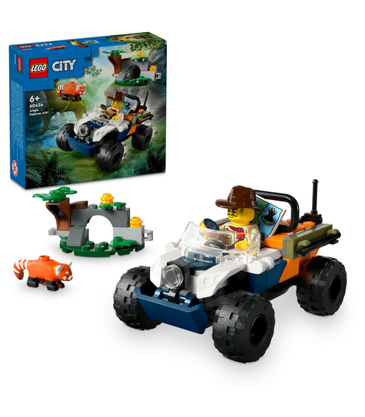 LEGO® City Jungle Explorer ATV Red Panda Mission 60424 | Target Australia