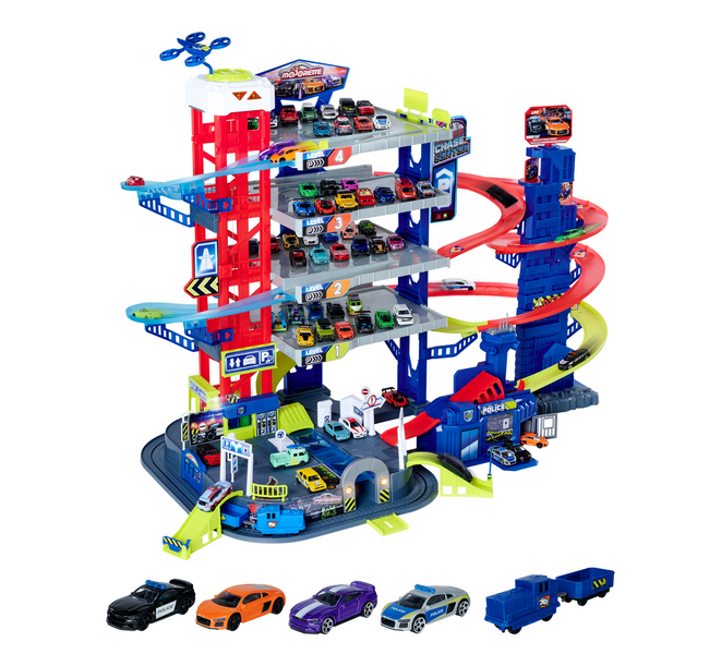 Majorette Super Chase Center +5 Vehicles Set | Target Australia