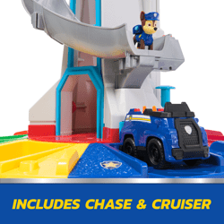 PAW Patrol Mighty Pups Super Paws Watchtower Playset with Lights and Sounds