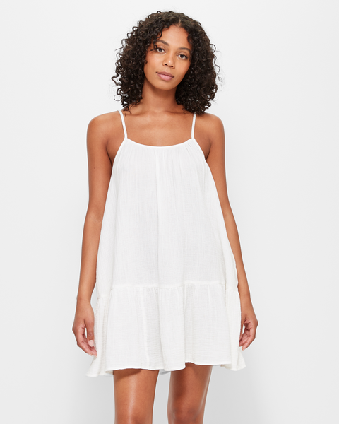 Double Cloth Mini Dress | Target Australia