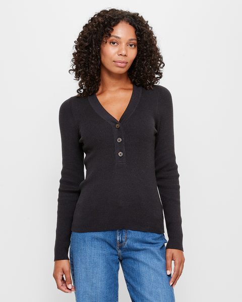 Ribbed Gladiator Henley Top | Target Australia