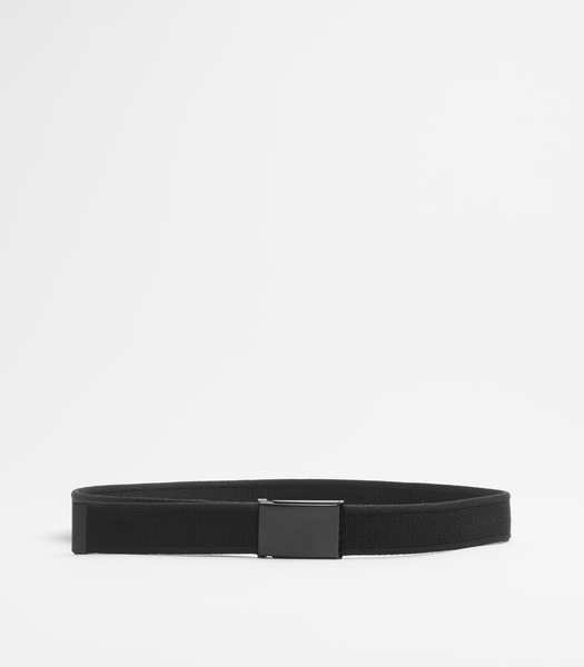 Mens Plate Buckle Belt - Black | Target Australia