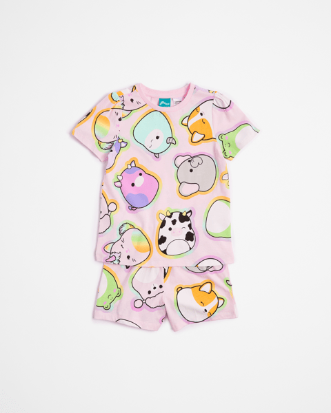 Woody Meisjes-Dames Pyjama mauve | Nuit de Folie