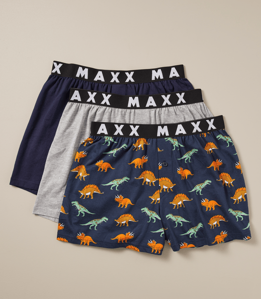 Maxx 3 Pack Knit Boxers | Target Australia