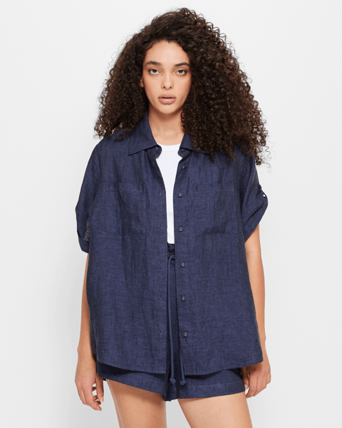 European Linen Button Down Shirt Target Australia