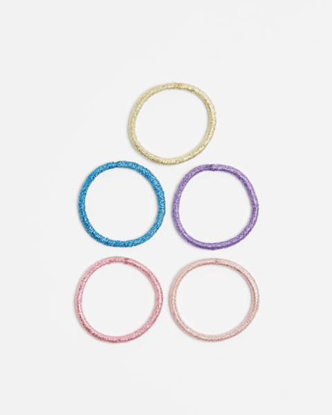 Kids 25 Pack Metallic Elastics Target Australia