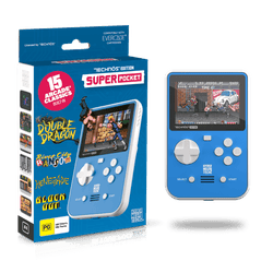Evercade　SUPER POCKET Double Dragon 青 Evercade Technos Super Pocket | Target Australia