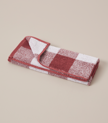 Gingham Hand Towel - Brenn - Dusty Berry | Target Australia