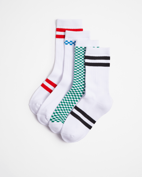 Maxx Sport Boys Crew Socks 4 Pack Target Australia