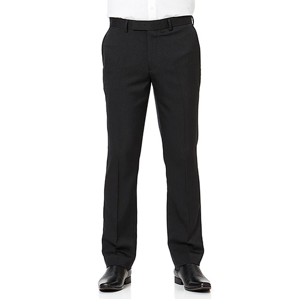 Tailored Fit Stripe Pants - Black | Target Australia