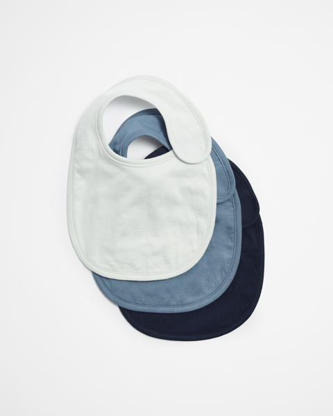 Organic Cotton Jersey Bibs 3 Pack bub. Target Australia