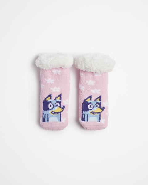 Bluey Fleece Home Socks Target Australia