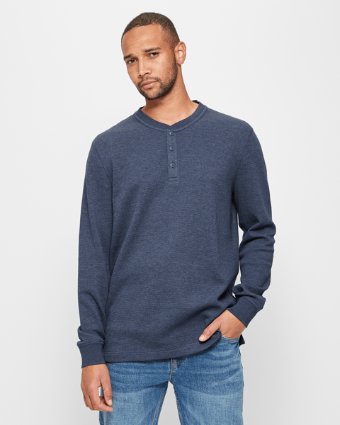 Waffle Henley Top | Target Australia